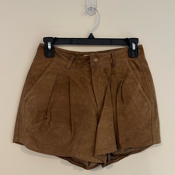 Suede Shorts, size 25 - Picture 1 of 3